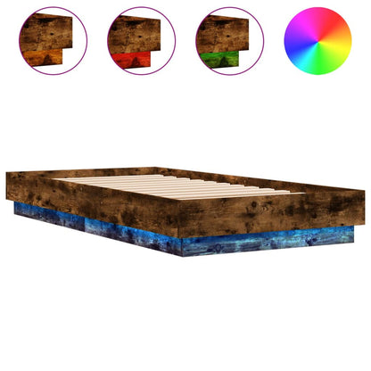 Giroletto con LED Rovere Fumo 90x190 cm | homemem39