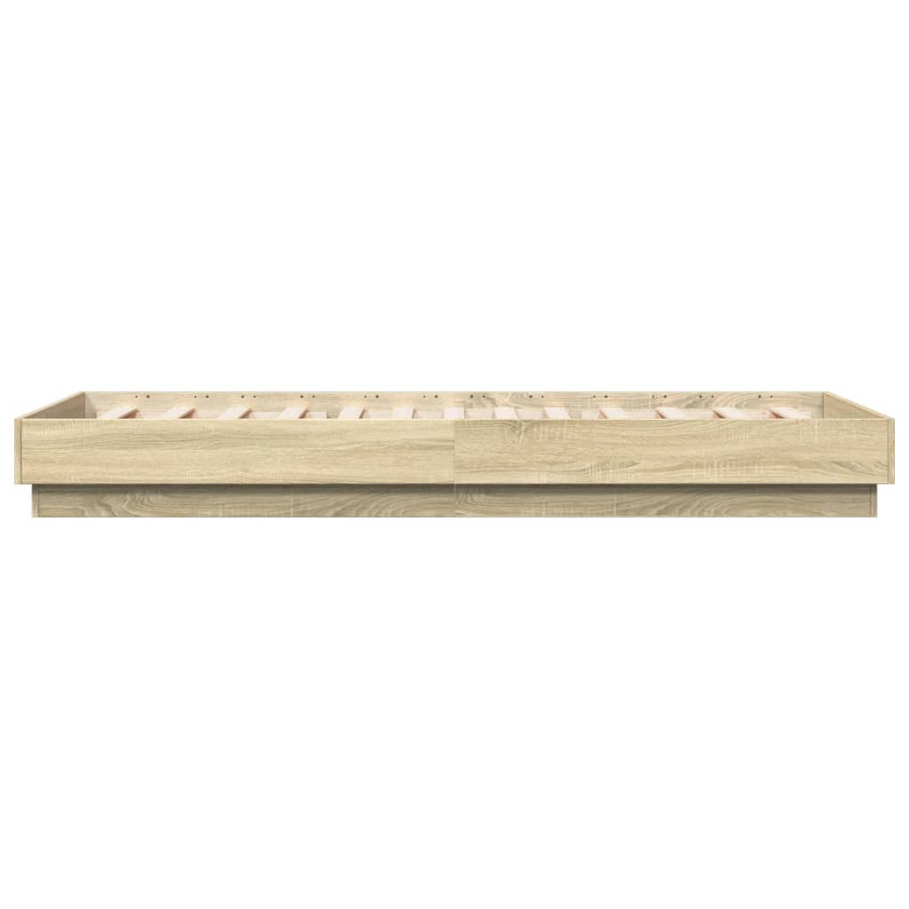 Giroletto senza Materasso Rovere Sonoma 100x200cm in Truciolato