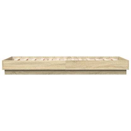 Giroletto senza Materasso Rovere Sonoma 100x200cm in Truciolato