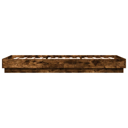 Giroletto senza Materasso Rovere Fumo 100x200 cm in Truciolato