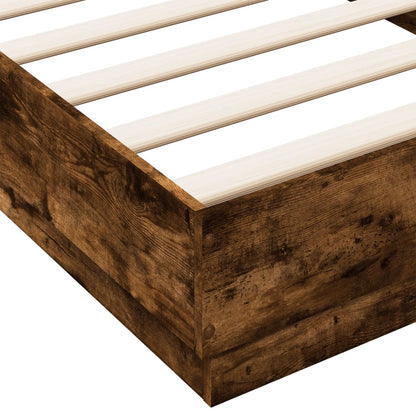 Giroletto senza Materasso Rovere Fumo 100x200 cm in Truciolato
