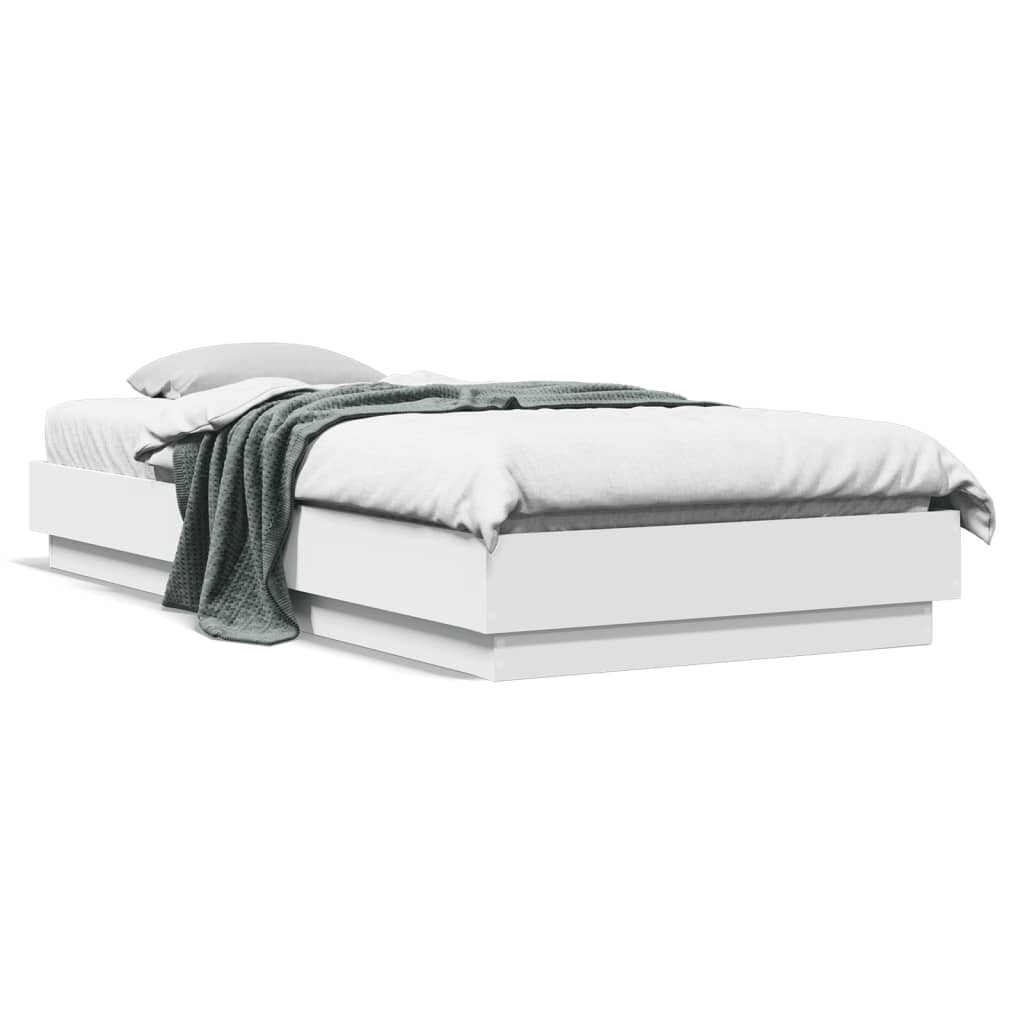 Giroletto Bianco 90x200 cm in Legno Multistrato | homemem39