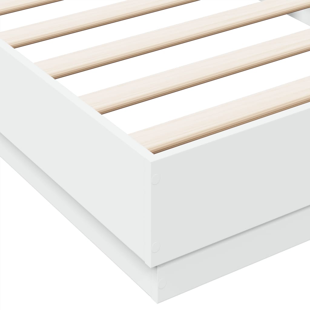 Giroletto Bianco 90x200 cm in Legno Multistrato | homemem39