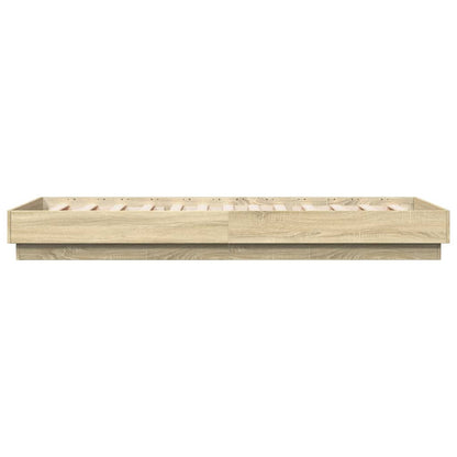 Giroletto senza Materasso Rovere Sonoma 90x200 cm in Truciolato | homemem39