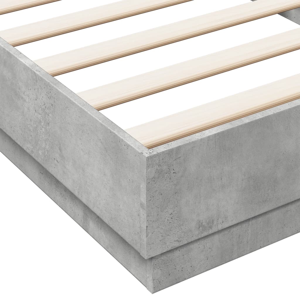 Giroletto Grigio Cemento 90x200 cm in Legno Multistrato