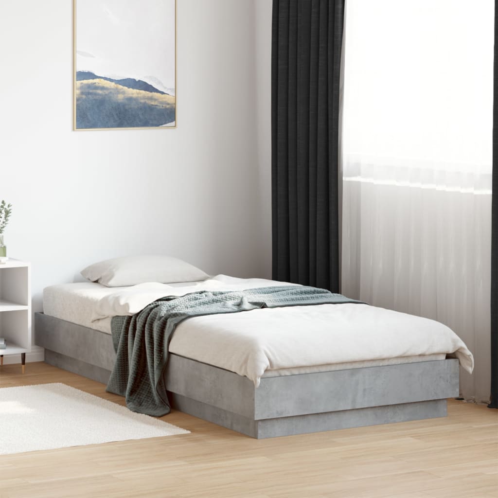 Giroletto Grigio Cemento 90x200 cm in Legno Multistrato | homemem39