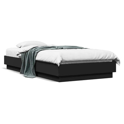 Giroletto Nero 90x190 cm in Legno Multistrato | homemem39