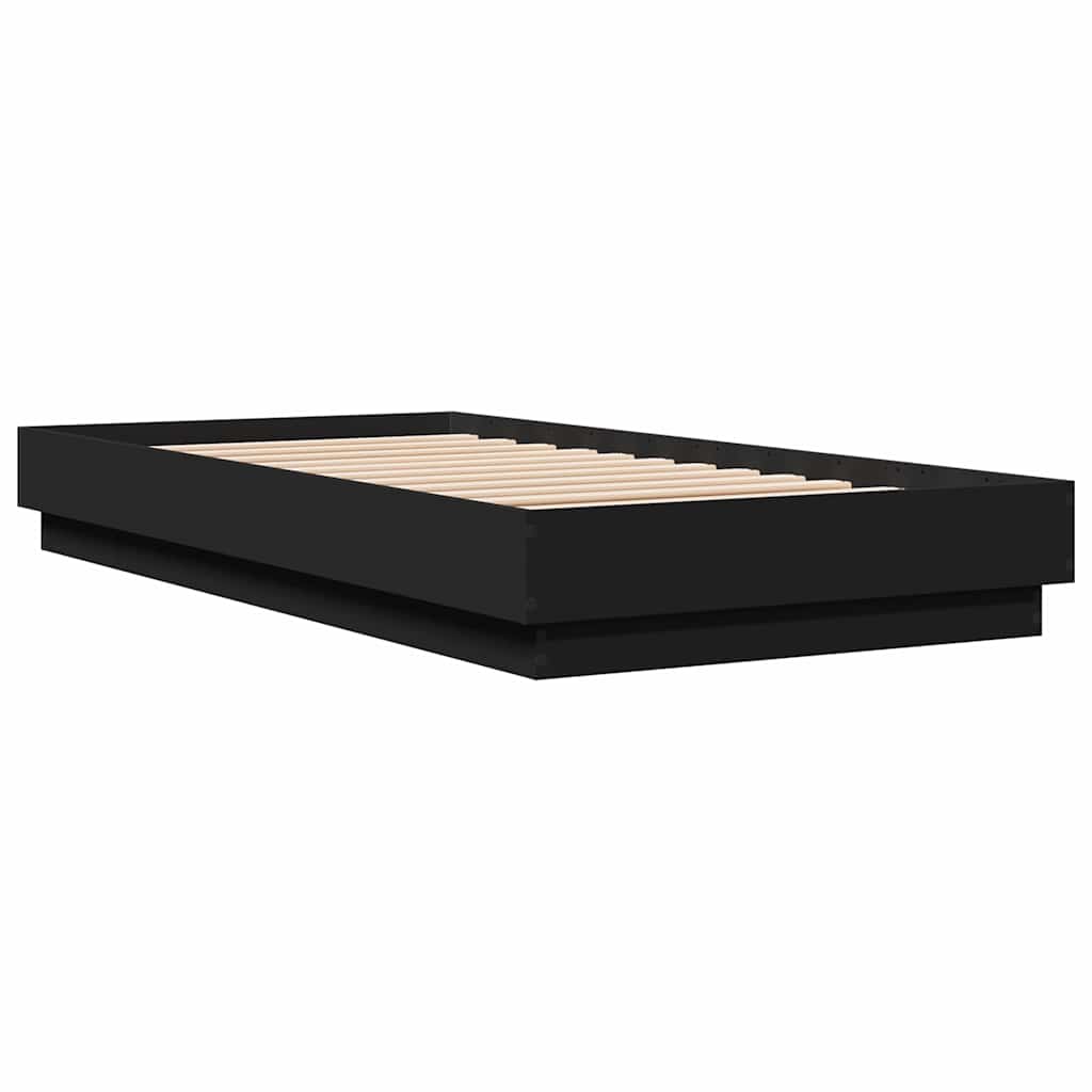 Giroletto Nero 90x190 cm in Legno Multistrato | homemem39