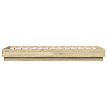 Giroletto senza Materasso Rovere Sonoma 90x190 cm in Truciolato