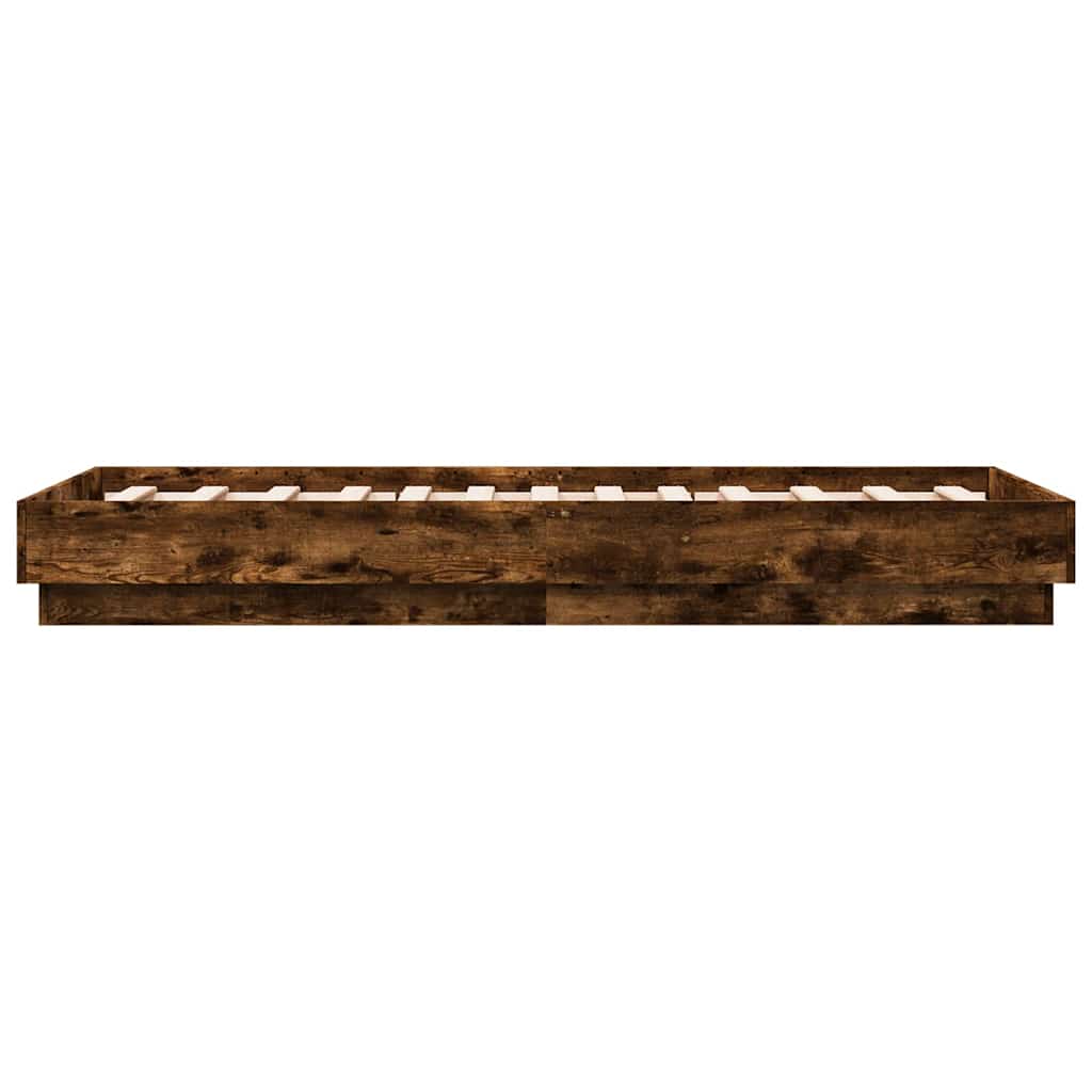 Giroletto senza Materasso Rovere Fumo 90x190 cm in Truciolato