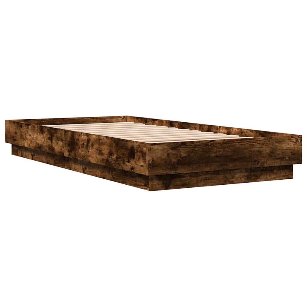 Giroletto senza Materasso Rovere Fumo 90x190 cm in Truciolato