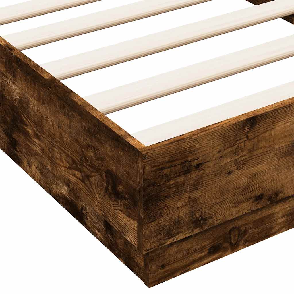 Giroletto senza Materasso Rovere Fumo 90x190 cm in Truciolato