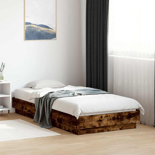 Giroletto senza Materasso Rovere Fumo 90x190 cm in Truciolato | homemem39