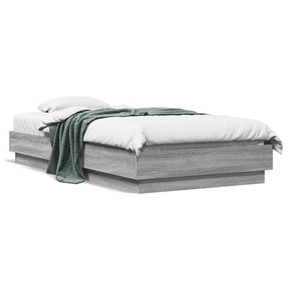 Giroletto Grigio Sonoma 90x190 cm in Legno Multistrato | homemem39