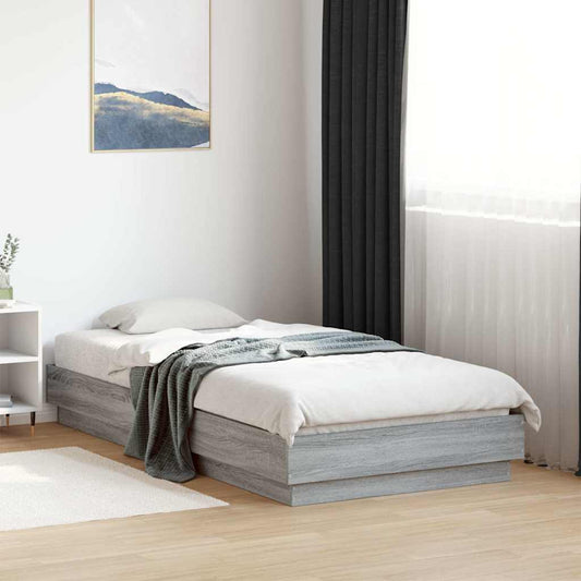 Giroletto Grigio Sonoma 90x190 cm in Legno Multistrato | homemem39