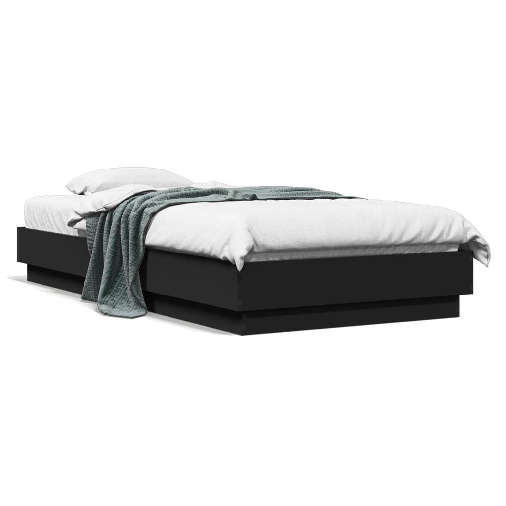 Giroletto Nero 75x190 cm in Legno Multistrato | homemem39