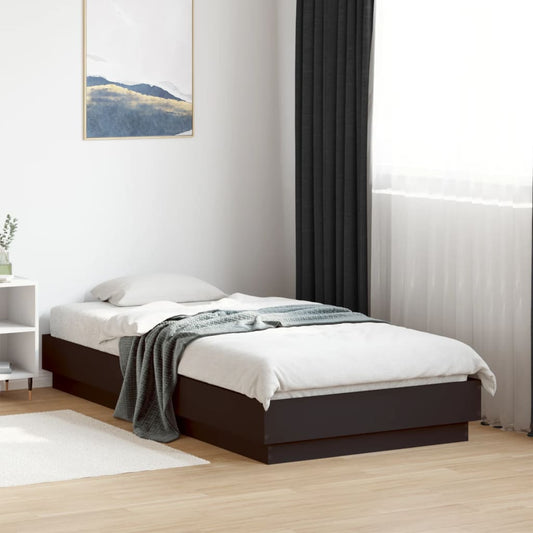 Giroletto Nero 75x190 cm in Legno Multistrato | homemem39