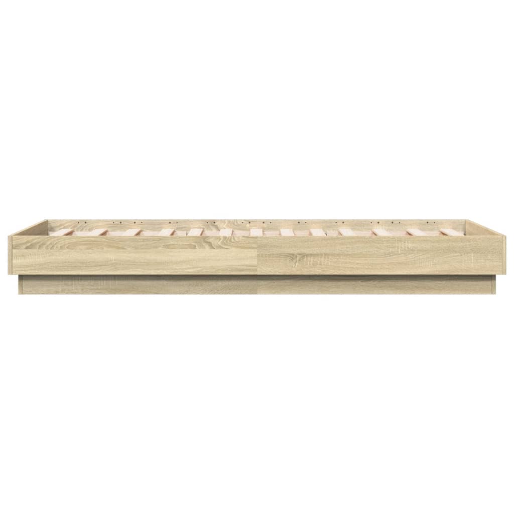 Giroletto senza Materasso Rovere Sonoma 75x190 cm in Truciolato