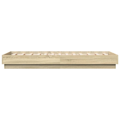 Giroletto senza Materasso Rovere Sonoma 75x190 cm in Truciolato