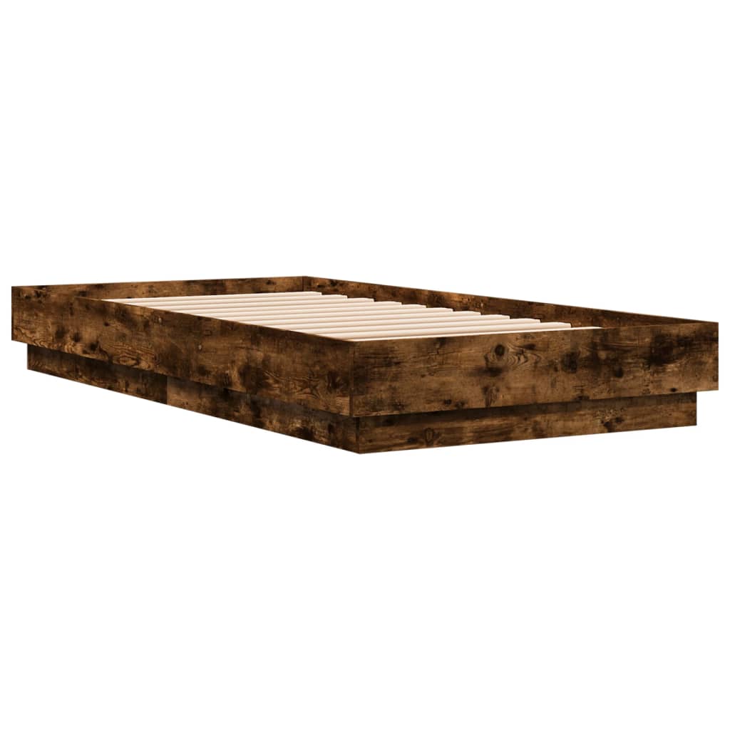 Giroletto senza Materasso Rovere Fumo 75x190 cm in Truciolato | homemem39