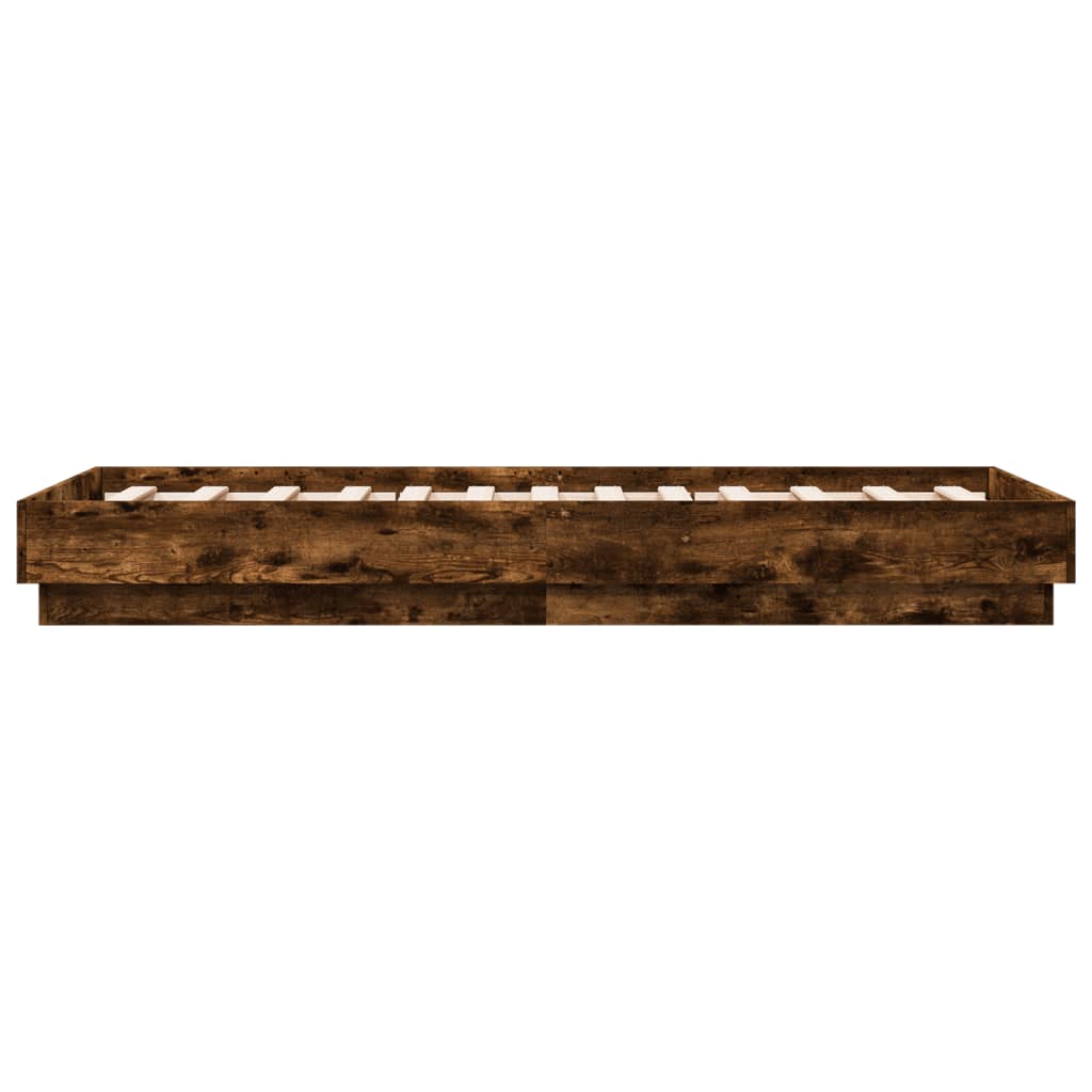 Giroletto senza Materasso Rovere Fumo 75x190 cm in Truciolato
