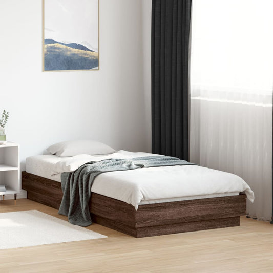 Giroletto senza Materasso Rovere Marrone 75x190cm in Truciolato | homemem39