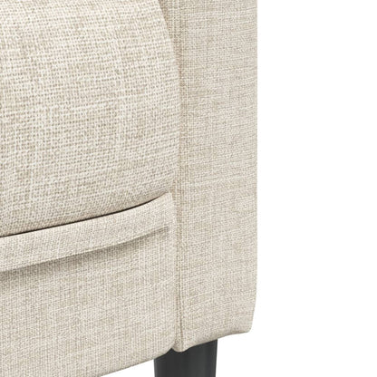 Set di Divani 3 pz Crema in Tessuto - homemem39