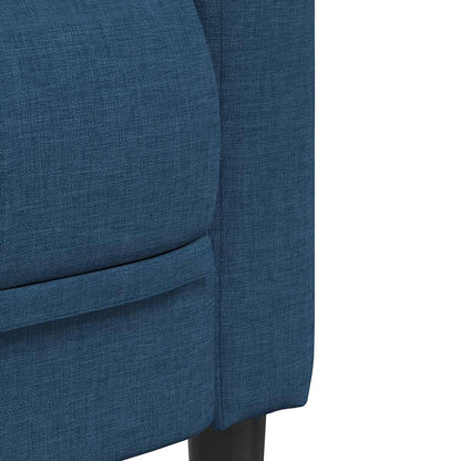 Set di Divani 2 pz Blu in Tessuto | homemem39