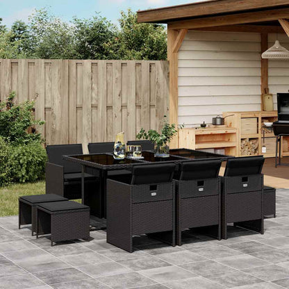 Set da Pranzo da Giardino 11 pz con Cuscini