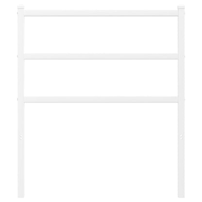 Testiera in Metallo Bianco 75 cm - homemem39