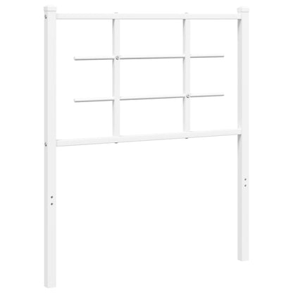 Testiera in Metallo Bianco 75 cm - homemem39