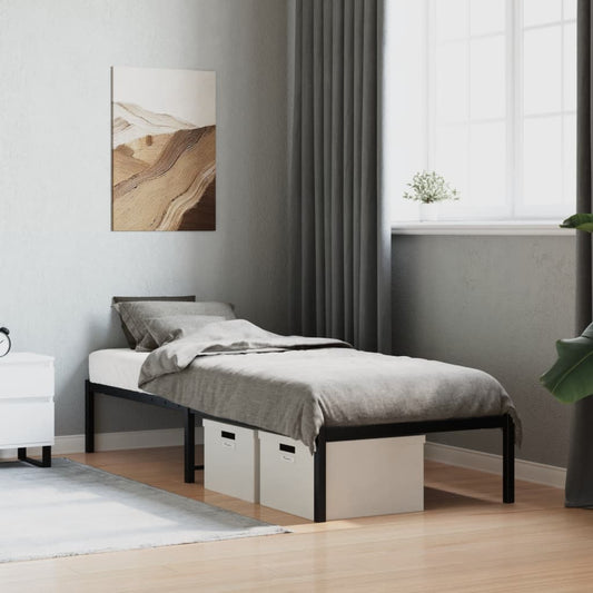 Giroletto in Metallo Nero 80x200 cm | homemem39