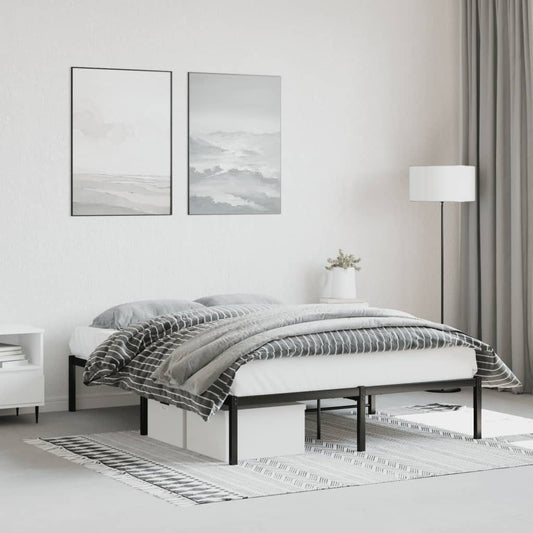 Giroletto in Metallo Nero 140x190 cm | homemem39