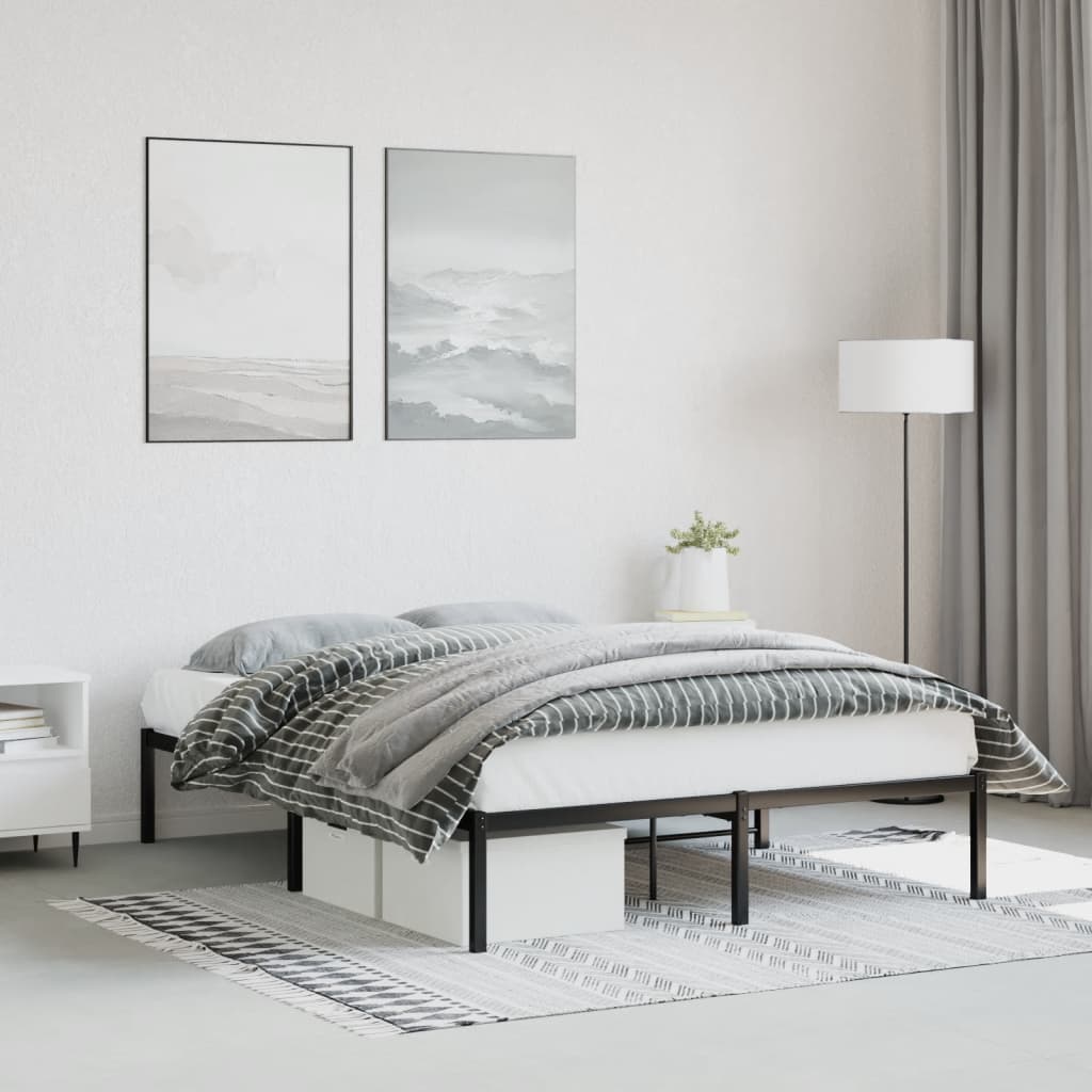 Giroletto in Metallo Nero 140x200 cm | homemem39