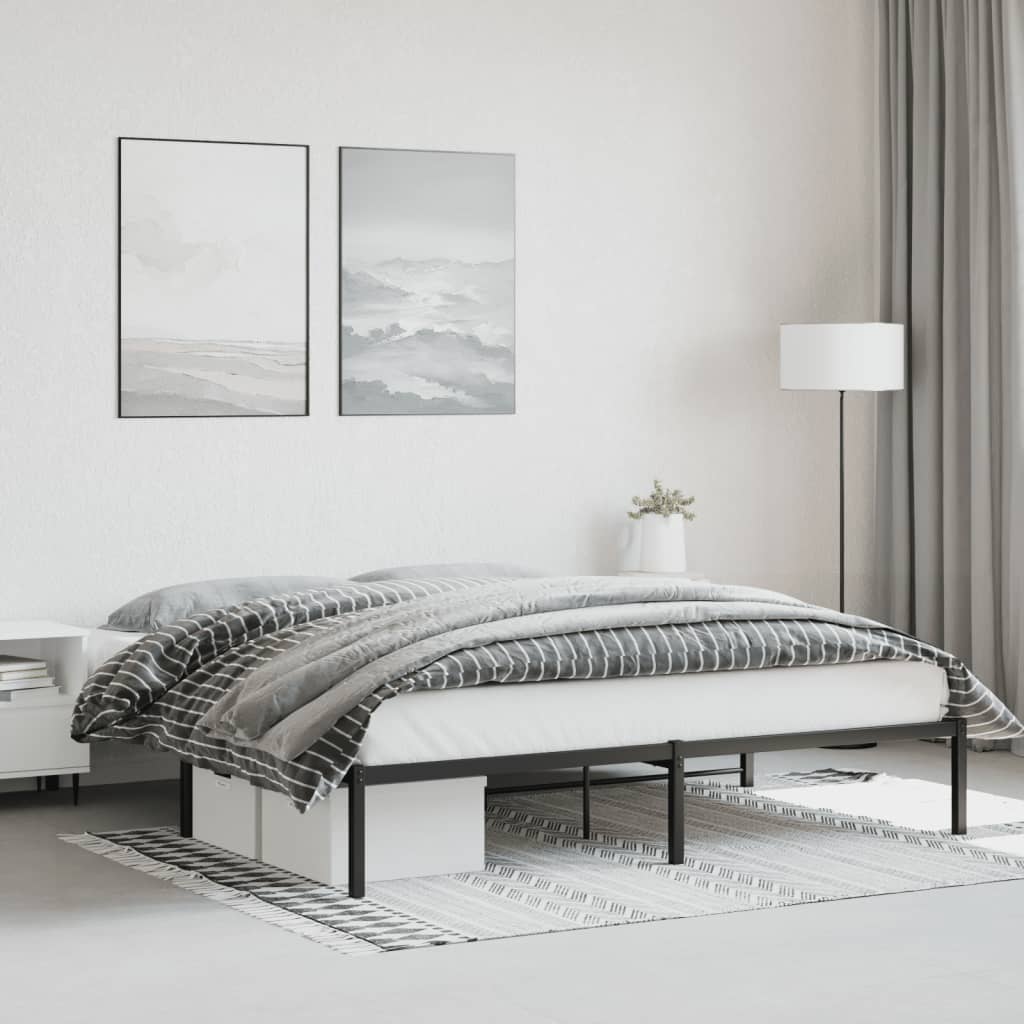 Giroletto Metallo Nero 180x200 cm | homemem39