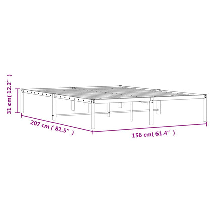 Giroletto in Metallo Bianco 150x200 cm | homemem39