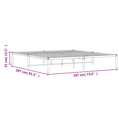 Giroletto Metallo Bianco 180x200 cm | homemem39