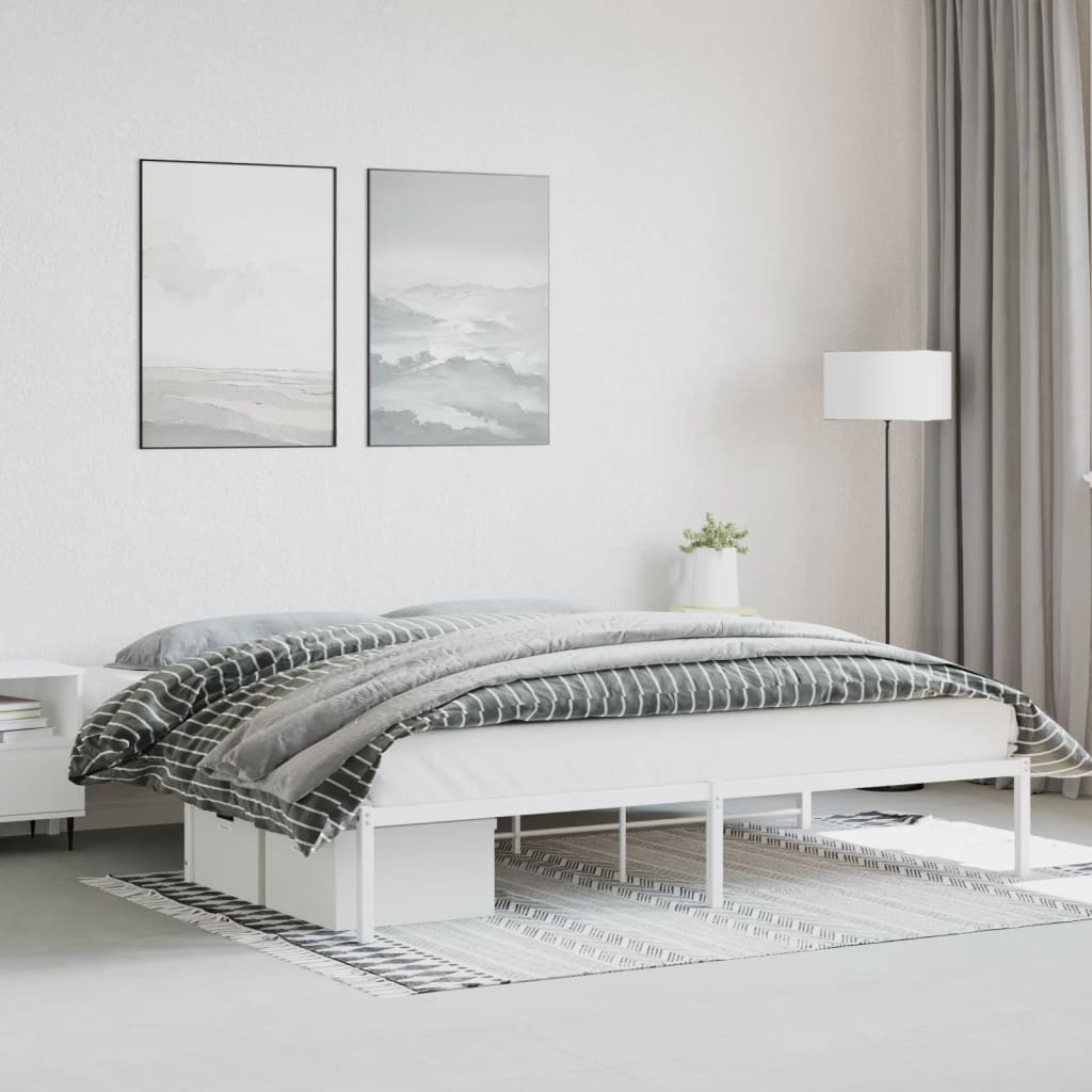 Giroletto Metallo Bianco 193x203 cm | homemem39