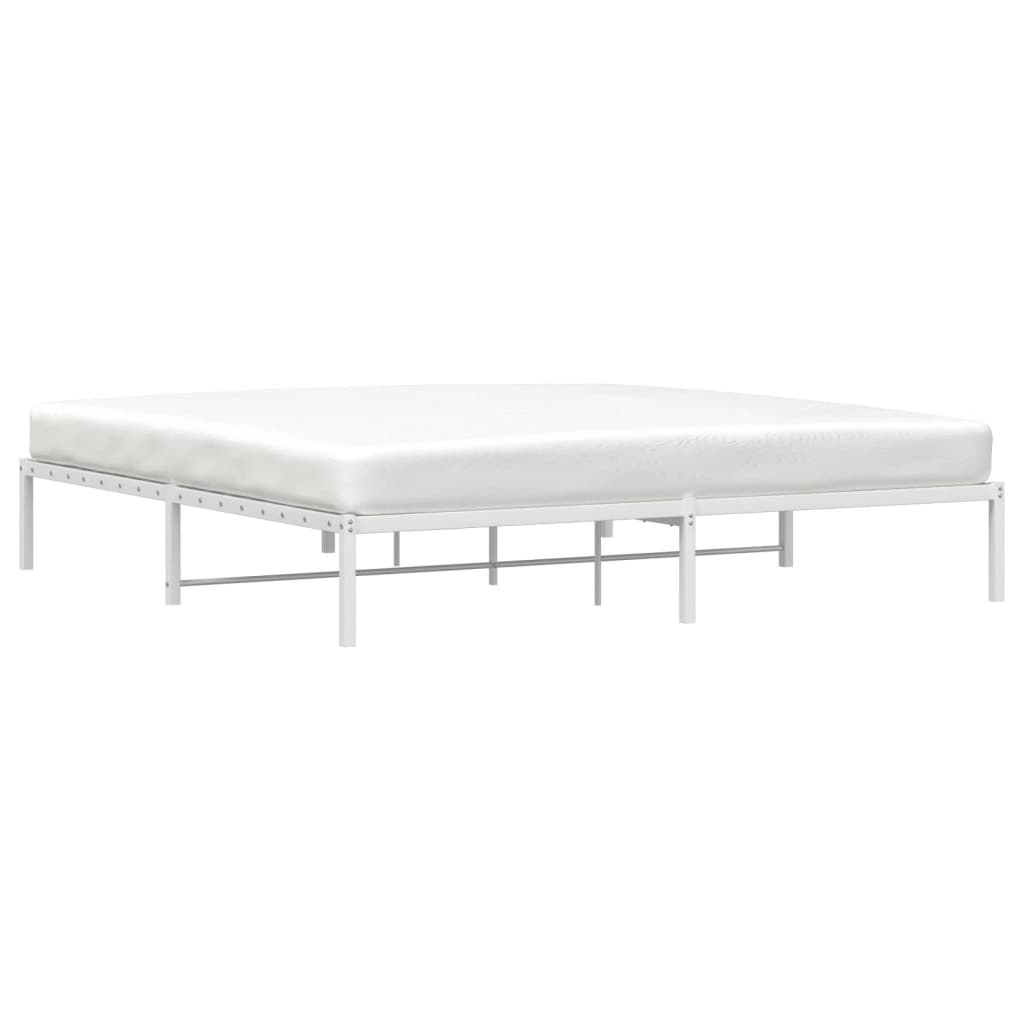 Giroletto in Metallo Bianco 200x200 cm | homemem39