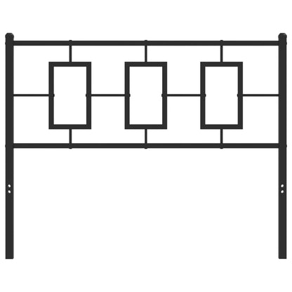 Testiera in Metallo Nero 107 cm