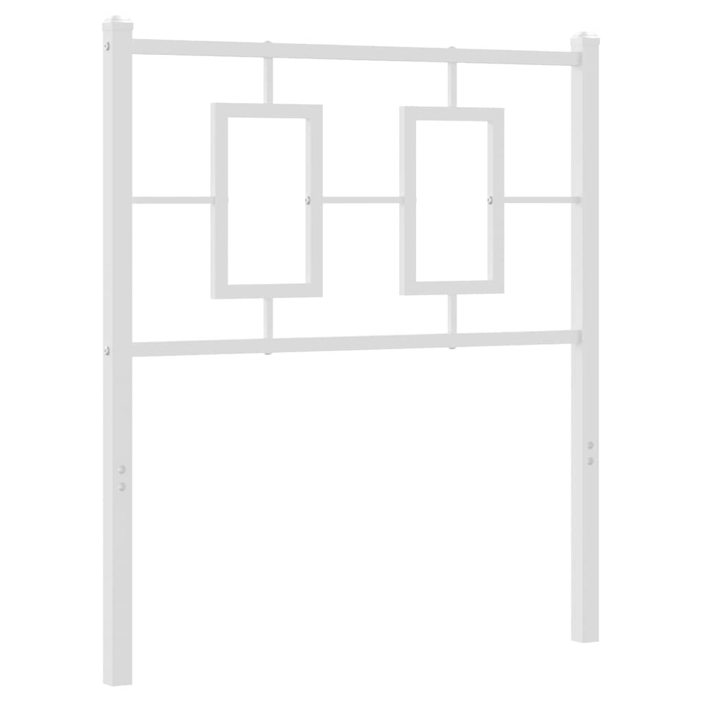 Testiera di Ricambio in Metallo Bianco 75 cm | homemem39