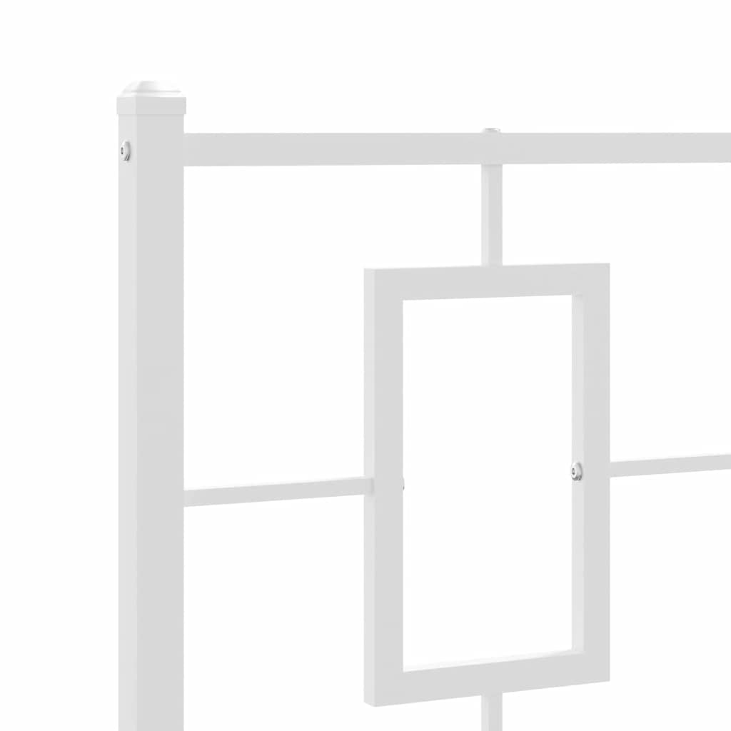 Testiera di Ricambio in Metallo Bianco 75 cm | homemem39