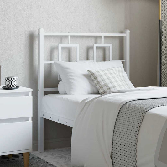 Testiera di Ricambio in Metallo Bianco 75 cm | homemem39