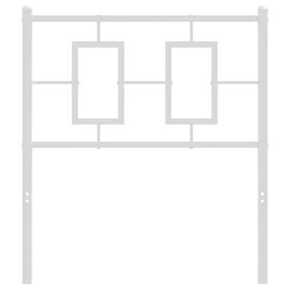 Testiera di Ricambio in Metallo Bianco 80 cm | homemem39