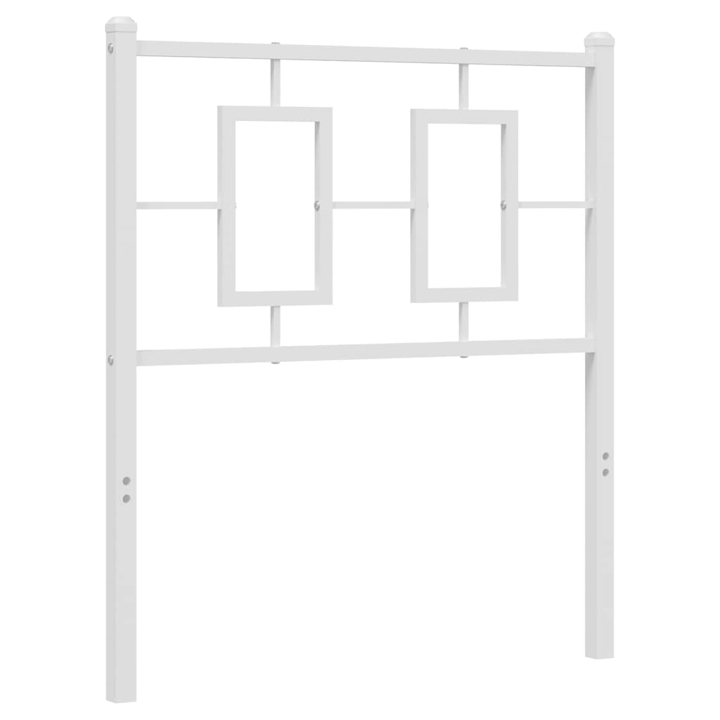 Testiera di Ricambio in Metallo Bianco 80 cm | homemem39