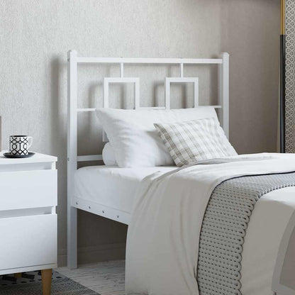 Testiera di Ricambio in Metallo Bianco 80 cm | homemem39