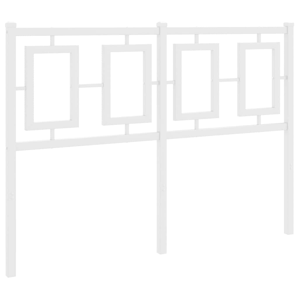 Testiera di Ricambio in Metallo Bianco 120 cm | homemem39