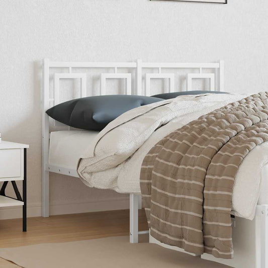 Testiera di Ricambio in Metallo Bianco 120 cm