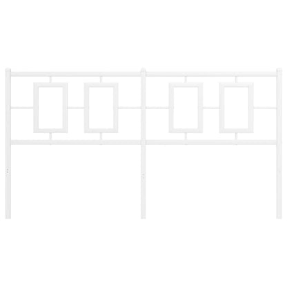 Testiera in Metallo Bianco 160 cm