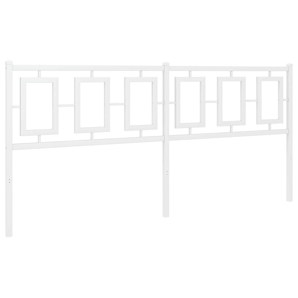 Testiera di Ricambio in Metallo Bianco 180 cm | homemem39